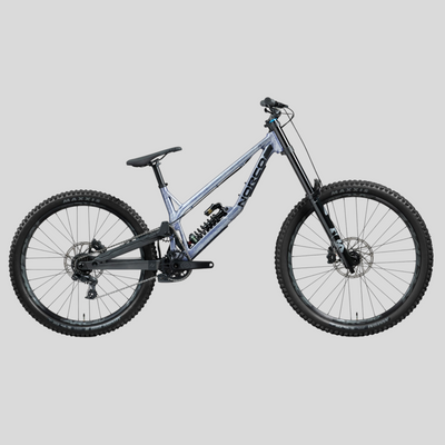 Norco Team DH 2 Fox Silver/Blue, vista lateral