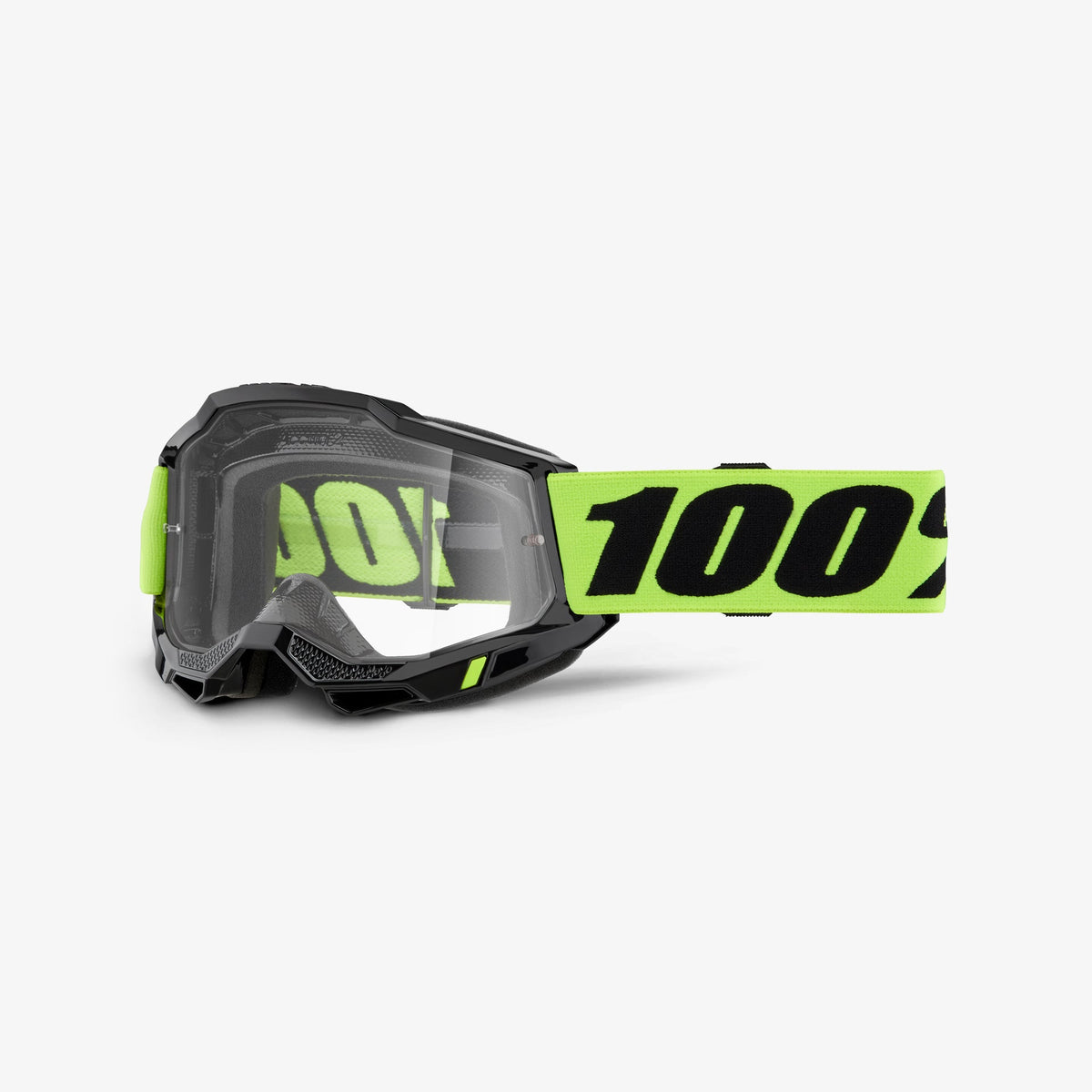 Antiparra 100% Accuri 2 OTG Neon Yellow Clear Lens