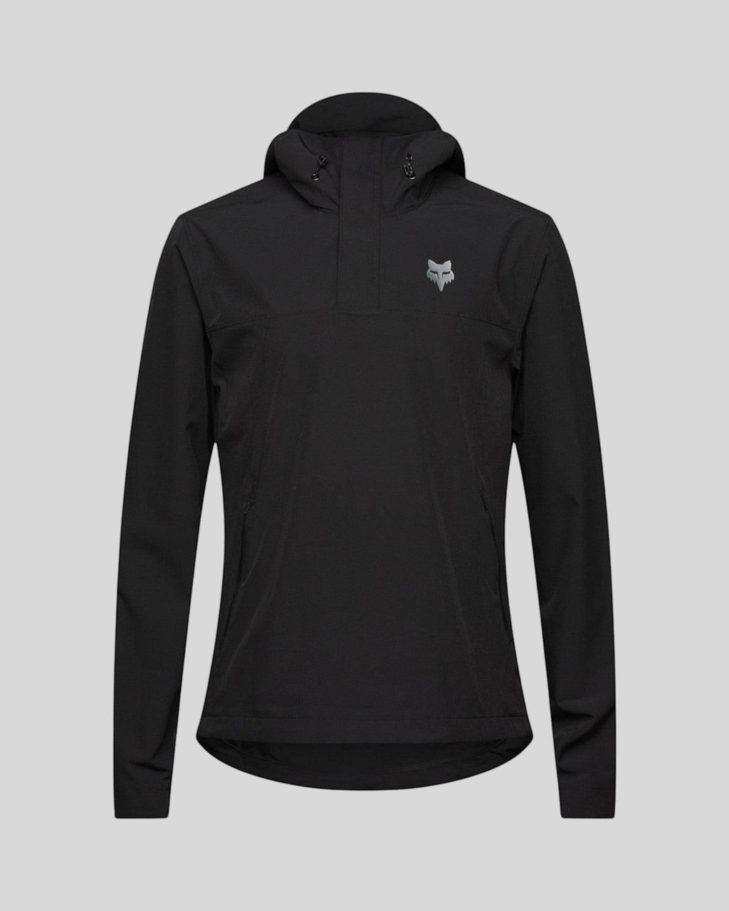 Chaqueta Cortavientos FOX Ranger con Gorro, Negro