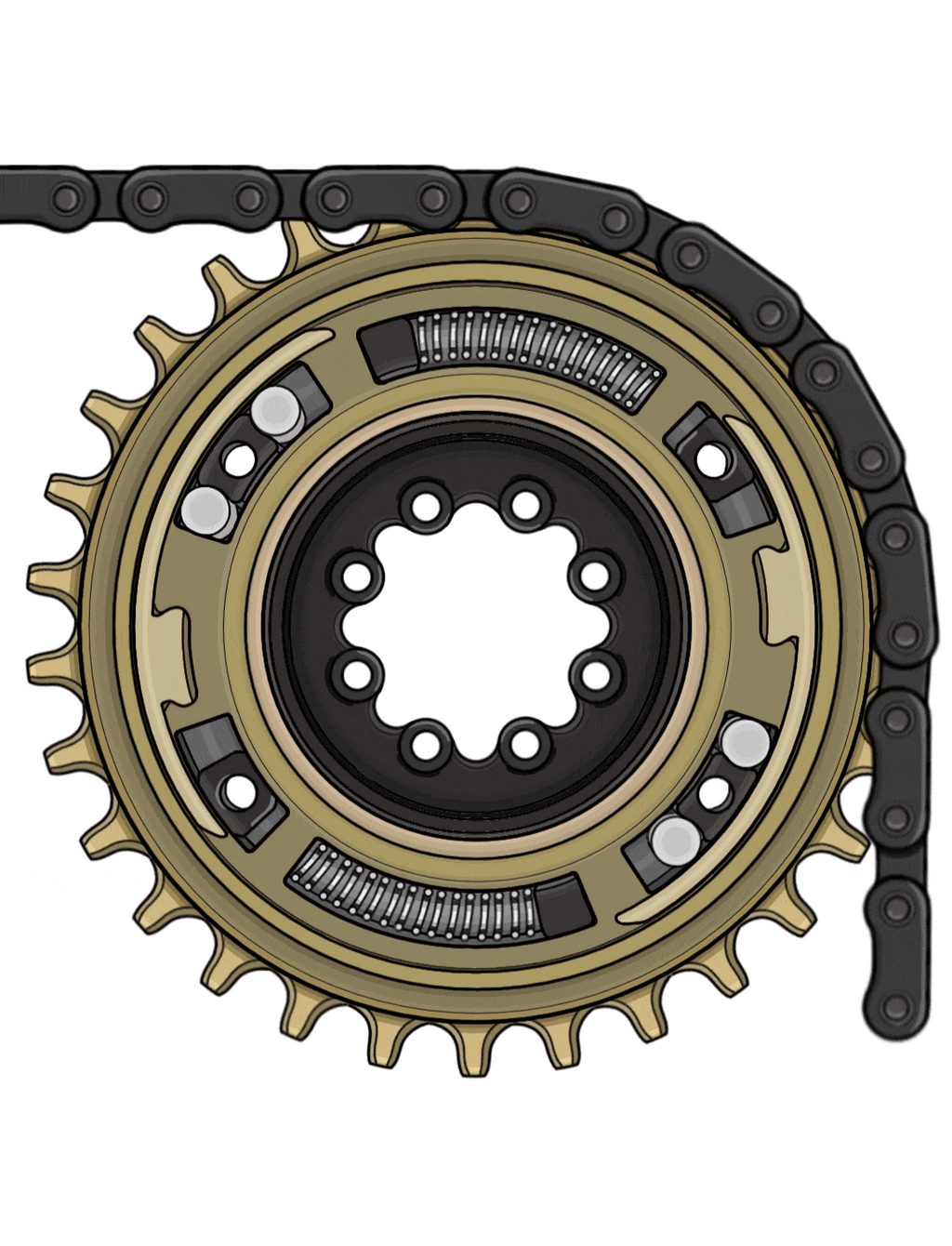 Chain Damper Rimpact | Sram 3Bolt Fit