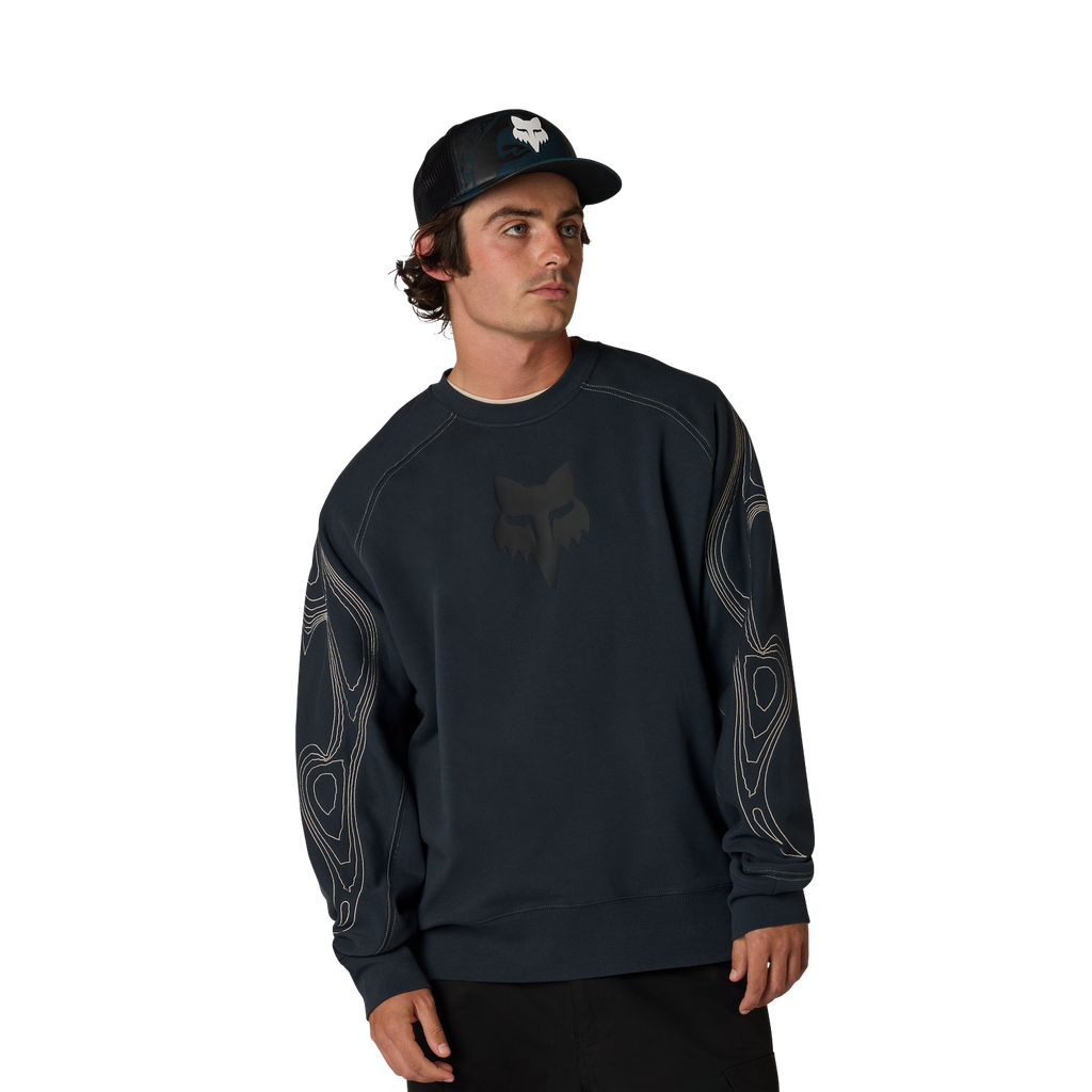 Polerón Fox Racing Vision Fleece Crew | GLXY BLU