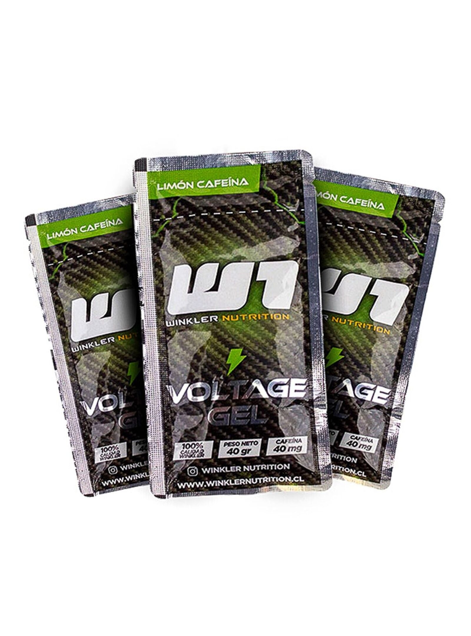 Gel Winkler Nutrition Voltage Limón - Cafeína (Unidad)