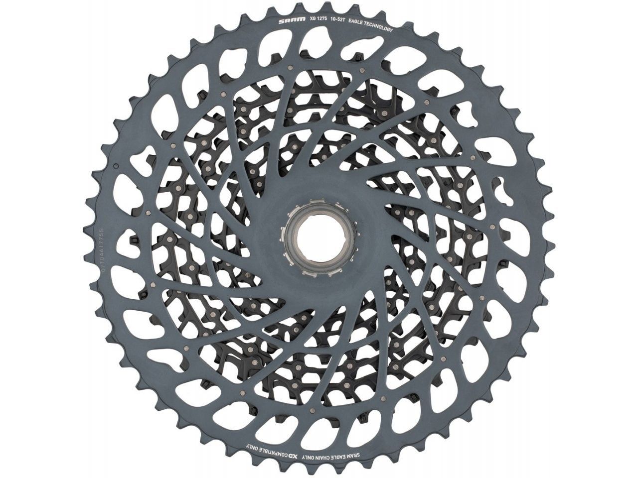 Piñón Sram GX 12v, 10-52T, núcleo XD, negro