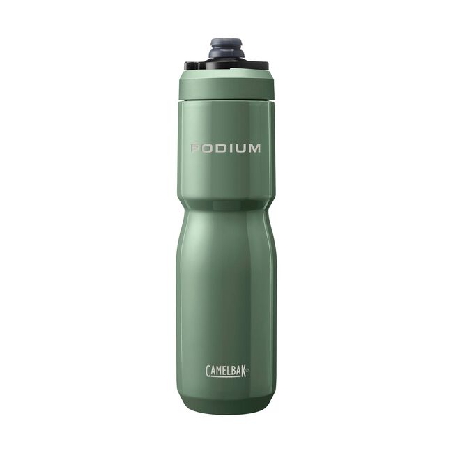 Bidón térmico CamelBak Podium Insulated Steel 22oz color verde musgo, acero inoxidable