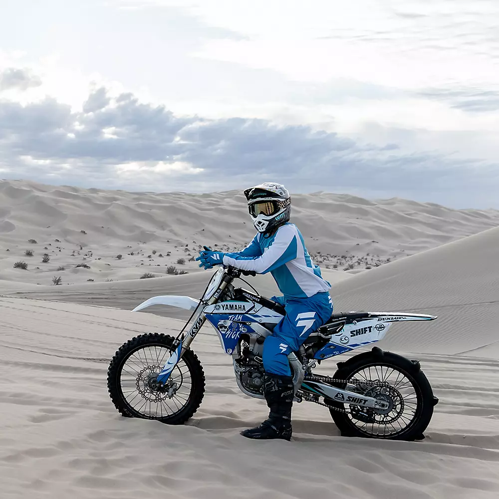 Jersey SHIFT White Label Race 2, azul-blanco
