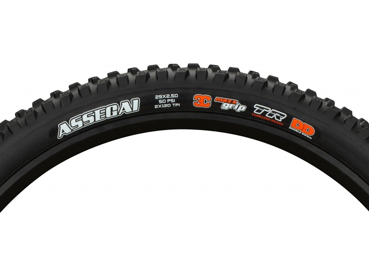 Neumático Maxxis Assegai 29 x 2.5, Double Down DD, 3C Maxxgrip