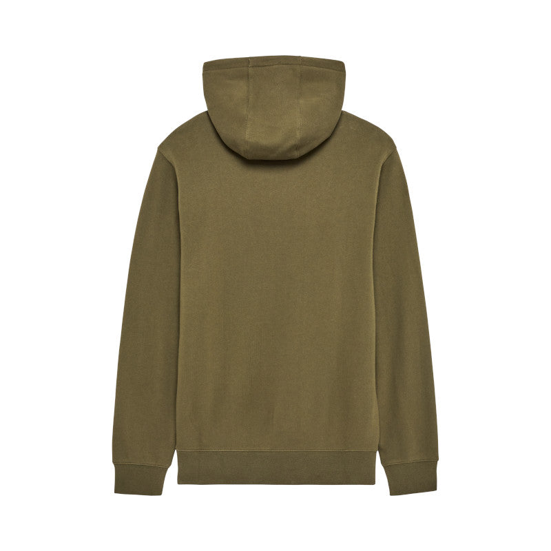 Polerón Fox Racing Absolute Fleece PO verde olivo, vista posterior