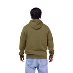 Polerón Fox Racing Absolute Fleece PO verde olivo, detalle interior fleece