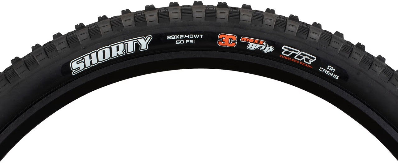 Neumático Maxxis Shorty 29X2.40 3C, WT, DH Casing, Maxxgrip