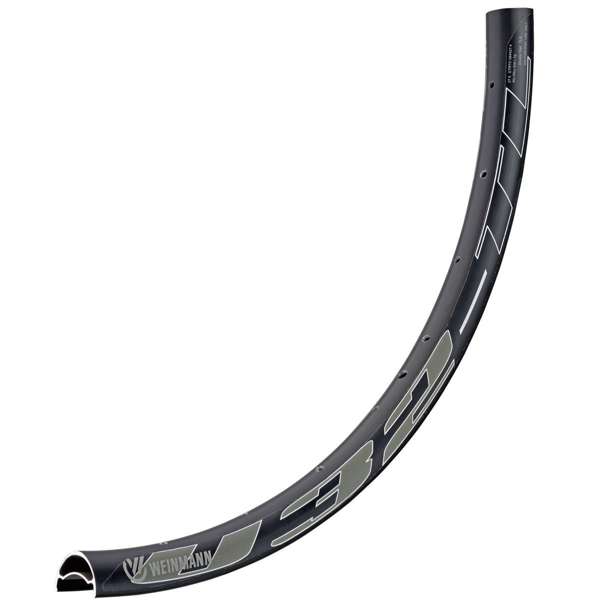Llanta Weinmann aro 27.5 - U32 OS TL negra 28H FV
