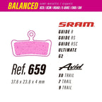 Pastillas LESS BRAKES Balanced 659 | Sram Guide - Ultimate - G2