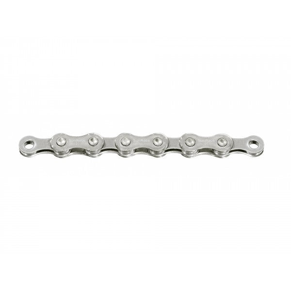 Cadena Sunrace 12v Silver, 126 links
