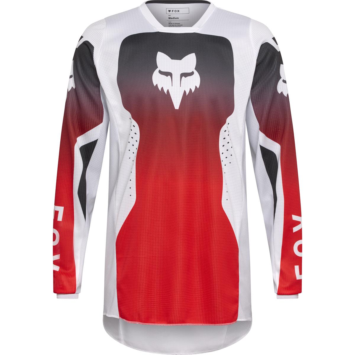 Jersey FOX 180 Shield Rojo Flúor - vista general