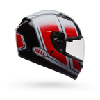 Casco Moto Bell Calle Qualifier Grid Blanco/Rojo