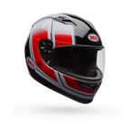 Casco Moto Bell Calle Qualifier Grid Blanco/Rojo