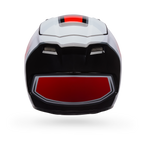 Casco Moto Bell Calle Qualifier Grid Blanco/Rojo