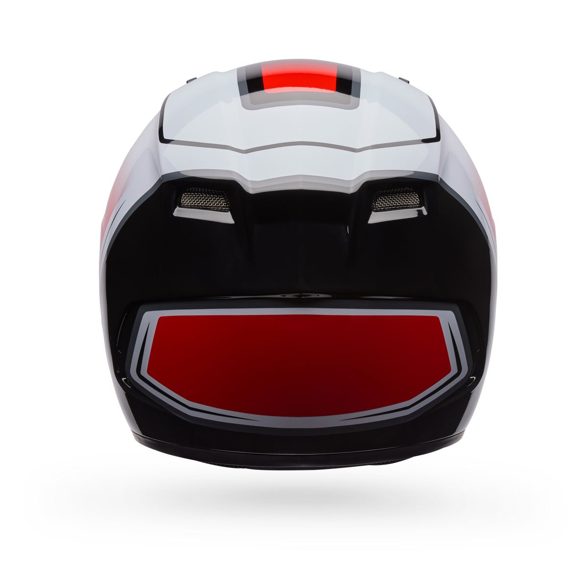 Casco Moto Bell Calle Qualifier Grid Blanco/Rojo