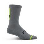 Calcetines Fox Racing Defend 8" — Trail MTB, Acolchados, Unisex, Gris