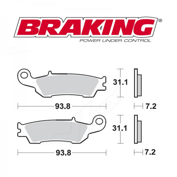 Pastillas de Freno Moto Braking Delantera YZF 250/450 +2007