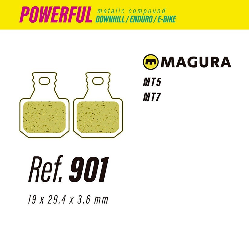 Pastillas LESS BRAKES Powerful 901 | Magura MT5 - MT7