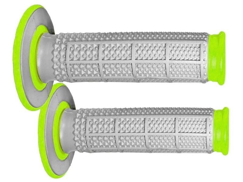 Puños de Moto Renthal Grip Tech Gris/Verde