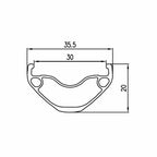 Llanta ALEXRIMS MD30 27.5", 28H