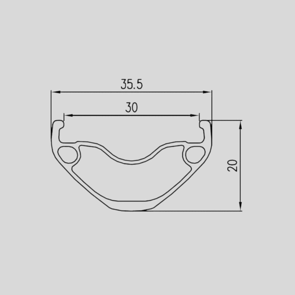 Llanta ALEXRIMS MD30 27.5", 28H