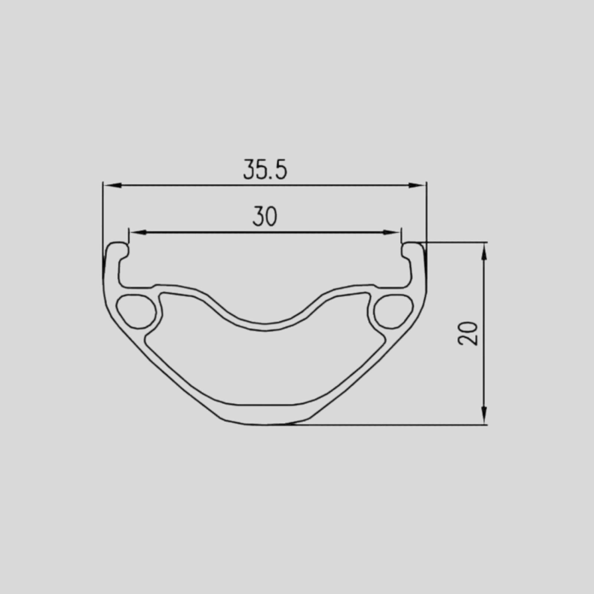Llanta ALEXRIMS MD30 27.5", 28H