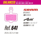 Pastillas LESS BRAKES Balanced 641 | Sram Red, Force, Rival AXS