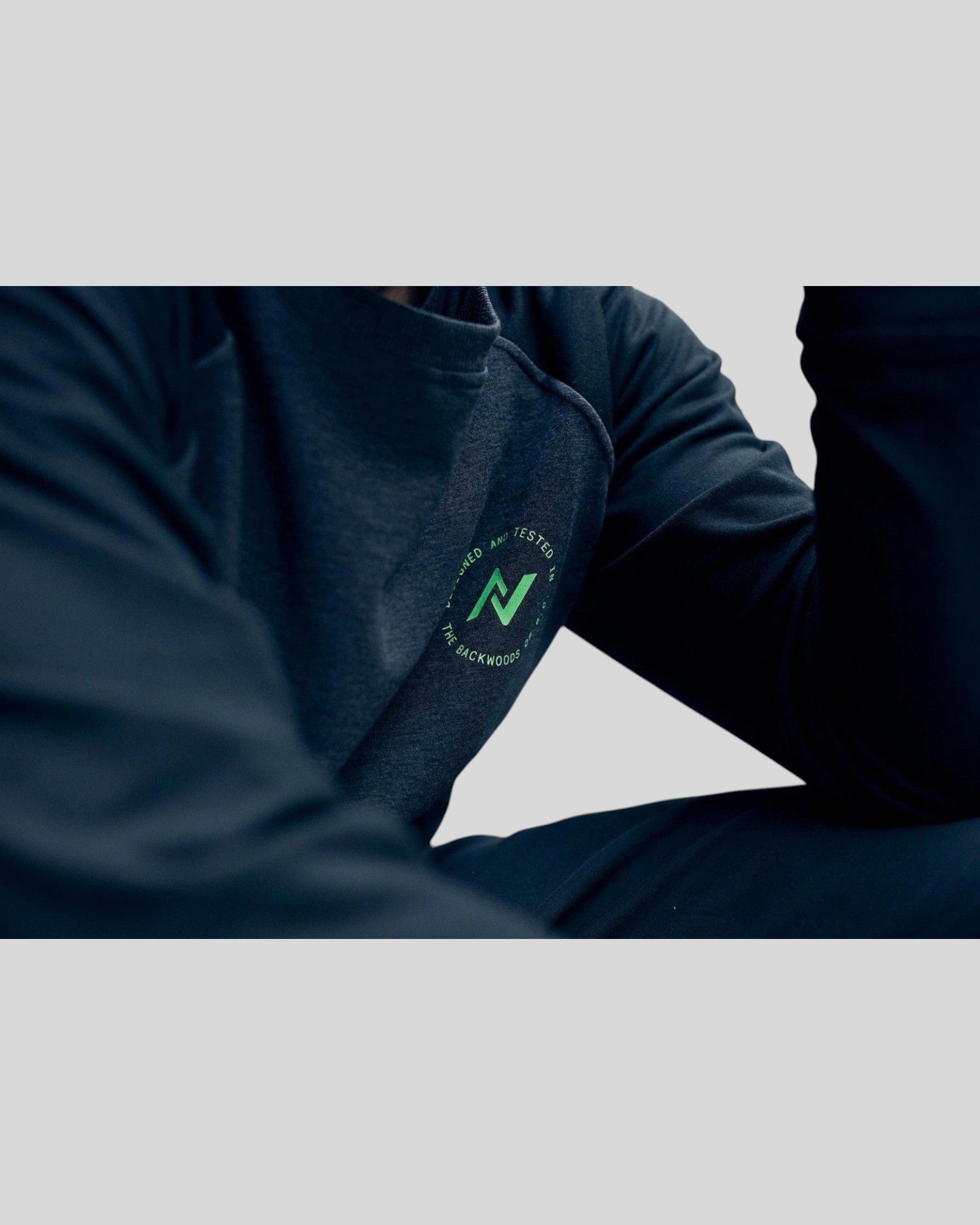 Polerón Norco Lifestyle Pioneer Crew Gris/Negro