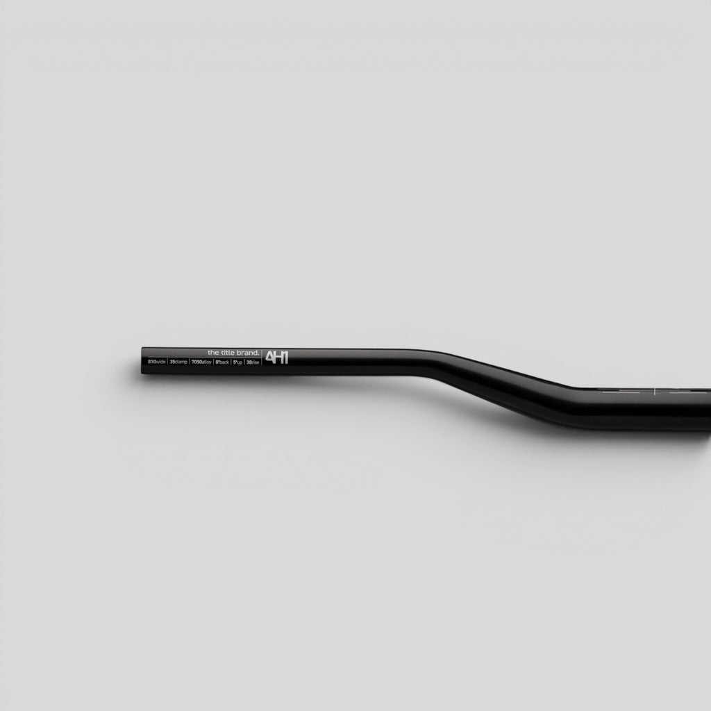 Manubrio TITLE AH1 Black, 35 clamp - 810 largo