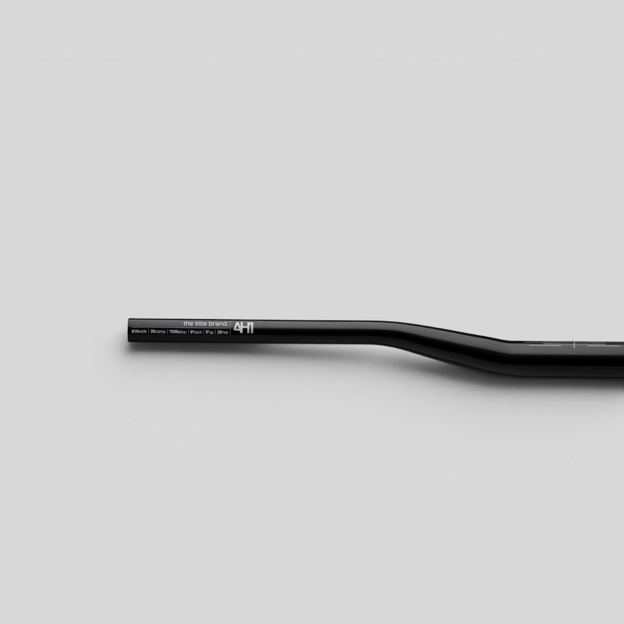 Manubrio TITLE AH1 Black, 35 clamp - 810 largo