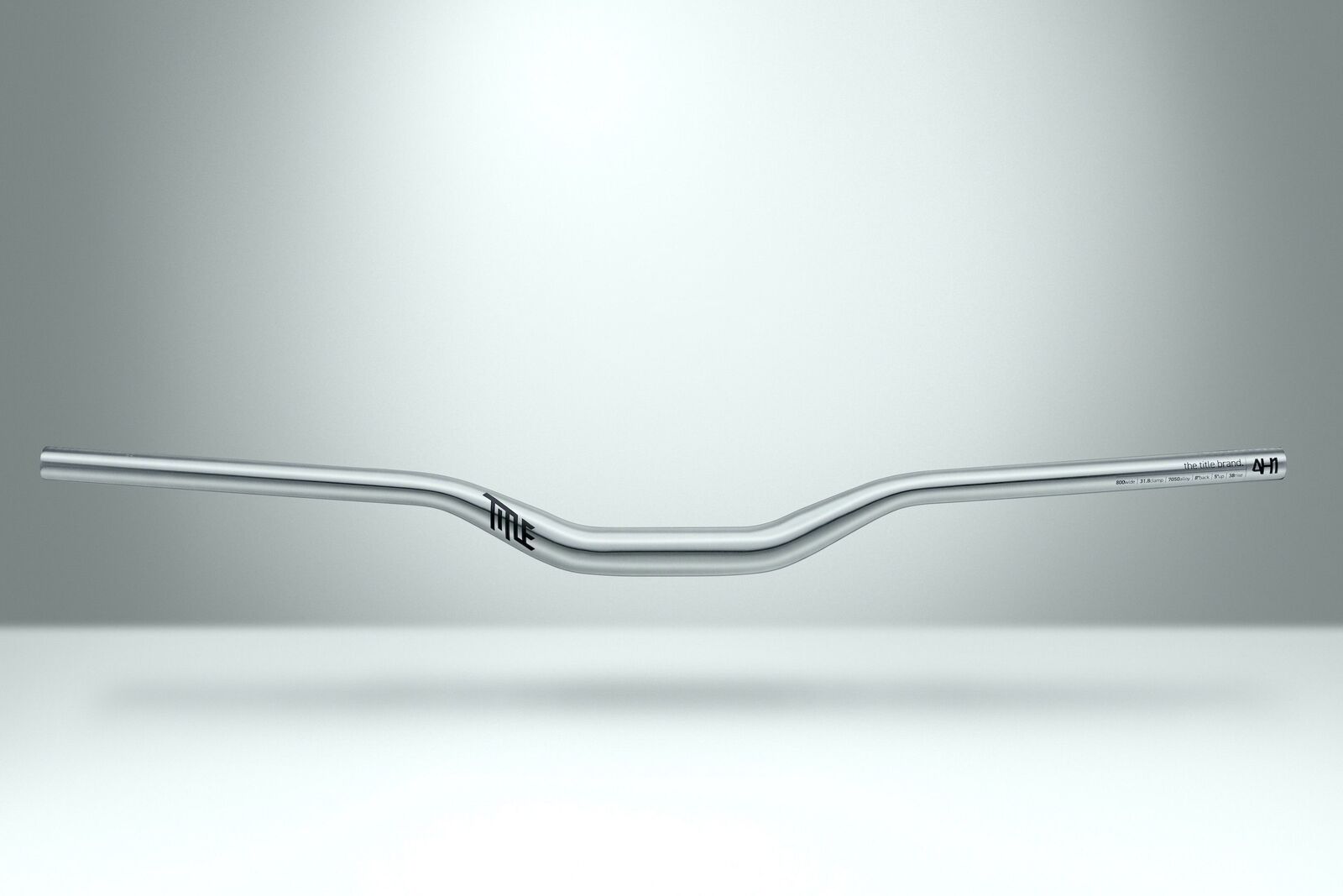 Manubrio TITLE AH1 Chrome, 31.8 clamp - 800 largo