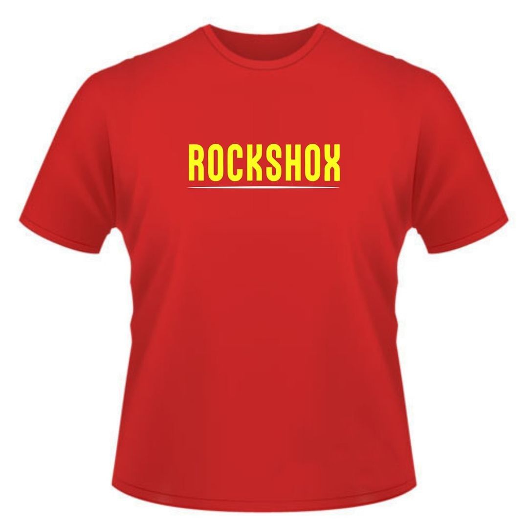 Polera Rock Shox Paint Brush, Rojo