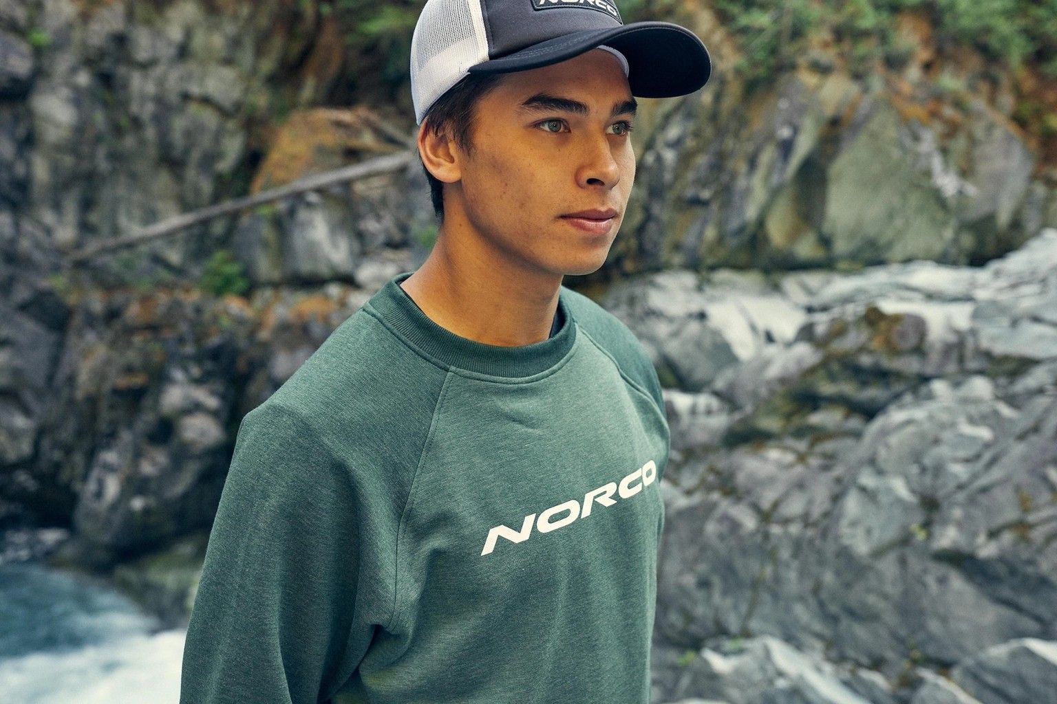 Polerón Norco Lifestyle Forest Crew, Verde