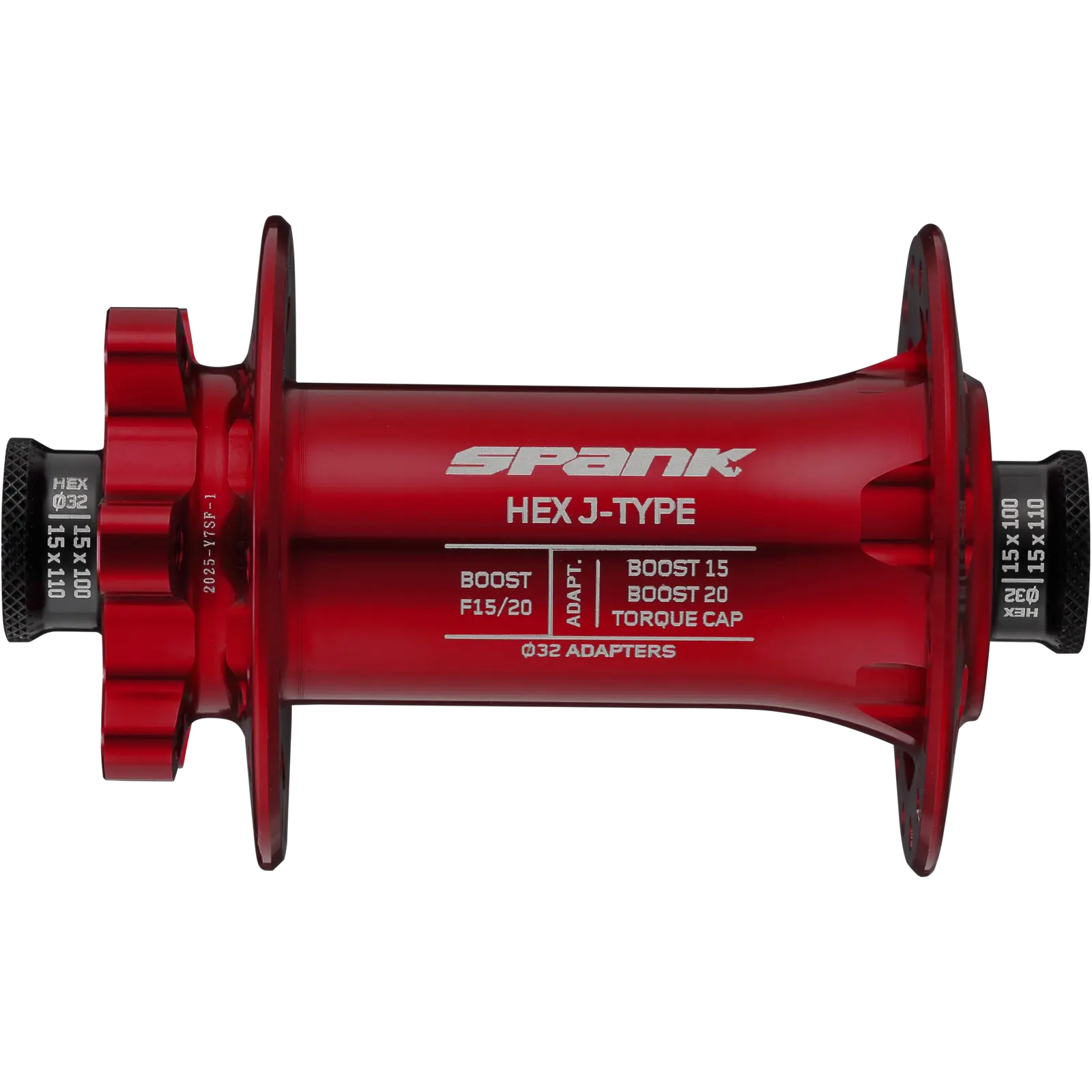 Maza Spank Delantera HEX J-Type Boost F15/20, 32H, Rojo