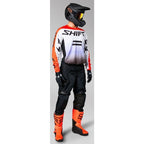 Jersey SHIFT Moto Whit3 Label Fade, negro/blanco/naranjo