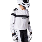Jersey SHIFT Moto Whit3 Label Void, blanco/negro
