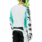 Jersey SHIFT Moto Whit3 Label Fade, blanco/verde