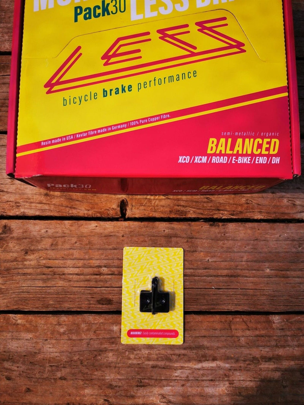 TALLER: Set de 30 Pastillas LESS BRAKES Balanced 662 | Shimano Ultegra, Dura Ace, XTR