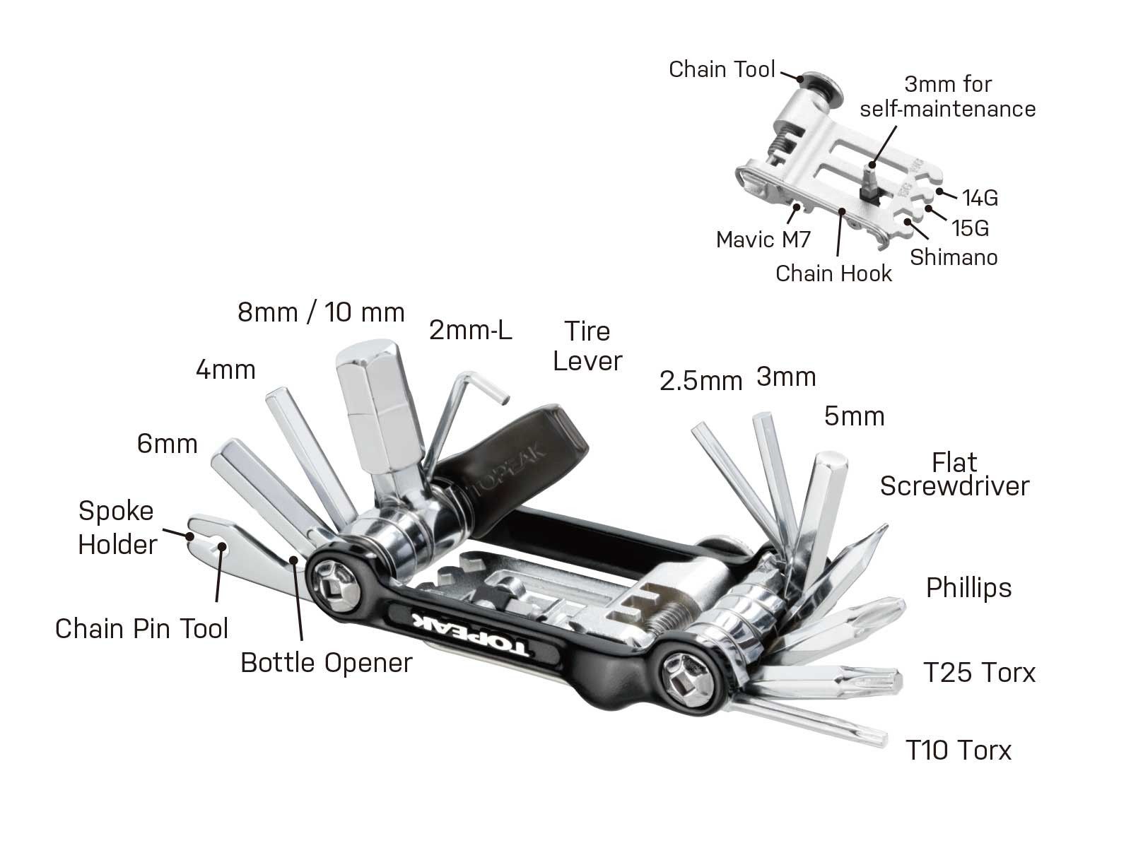 Herramienta Topeak Ninja Toolbox T20