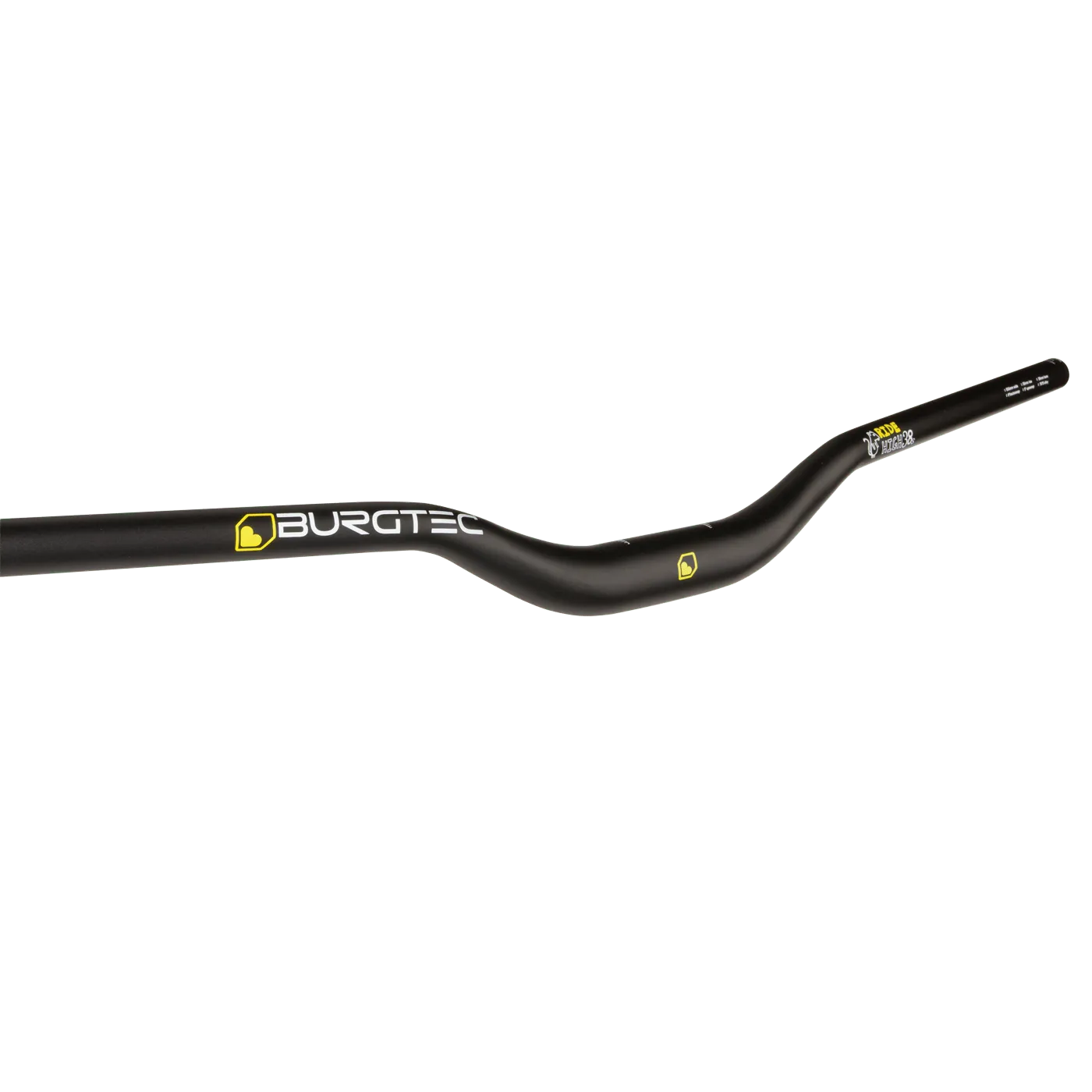 Manubrio Burgtec Ride High Alloy Josh Bryceland Signature 35mm Clamp, 800mm Largo