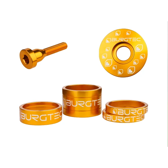 Kit Burgtec de Espaciadores / Tapa / Perno (Colores)