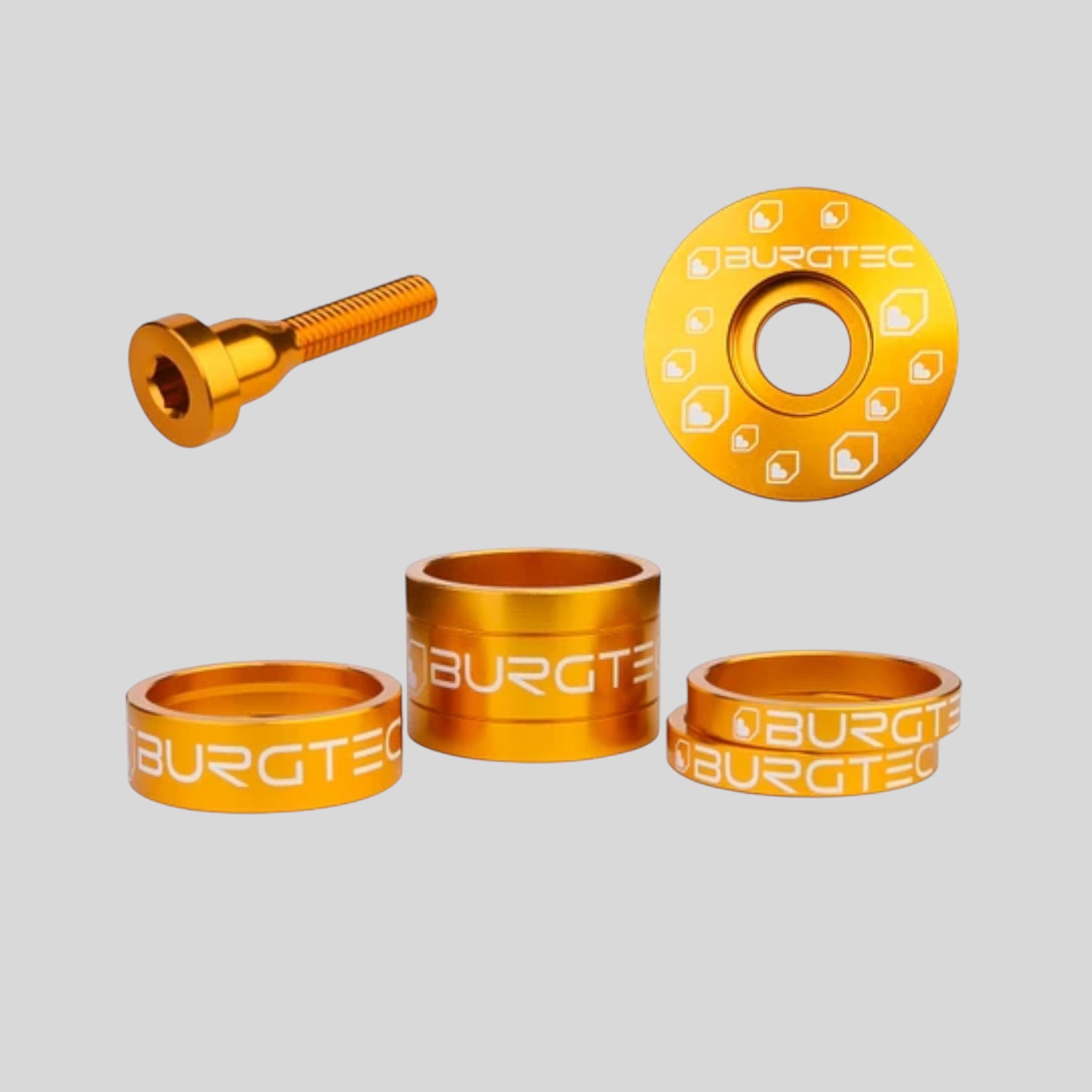 Kit Burgtec de Espaciadores / Tapa / Perno (Colores)