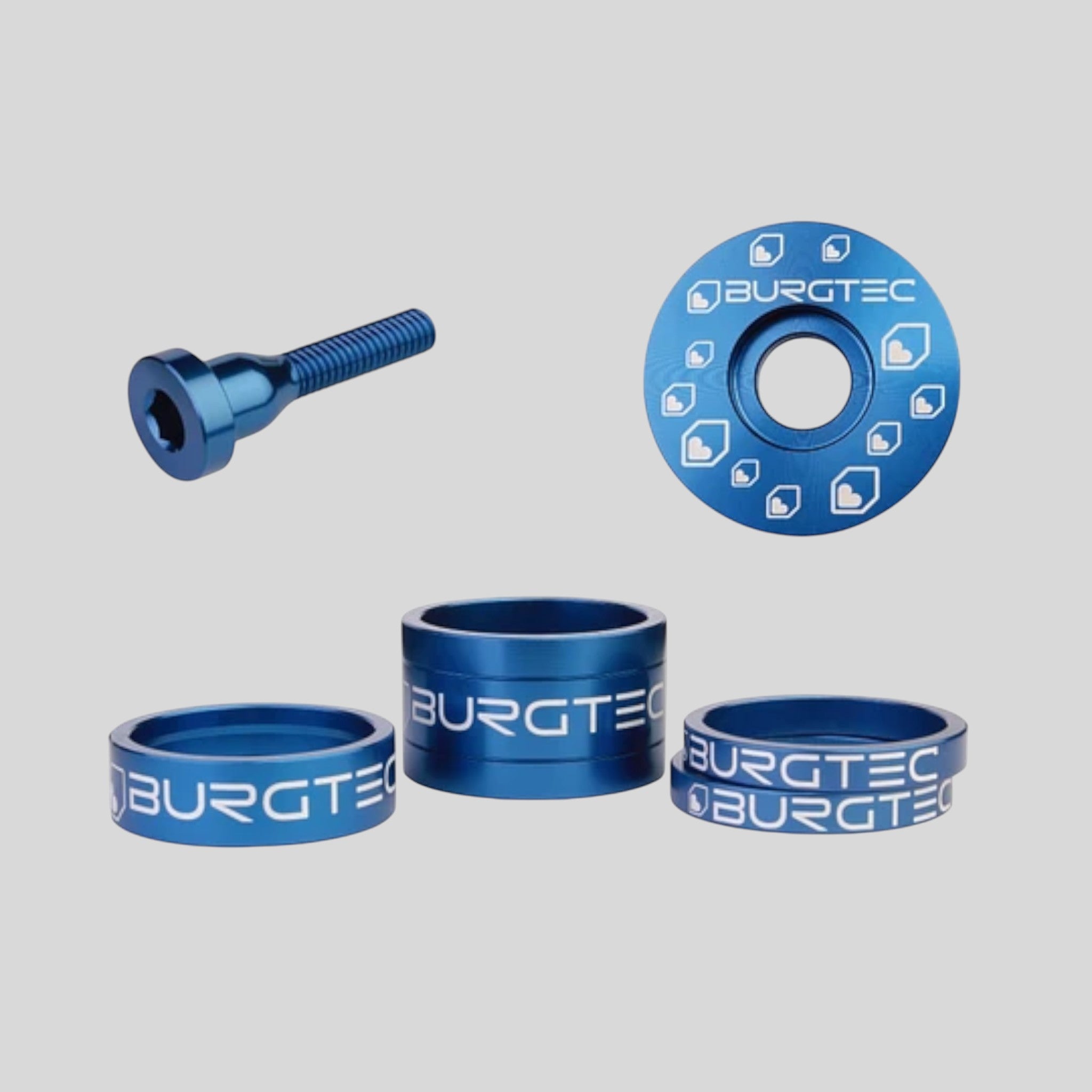Kit Burgtec de Espaciadores / Tapa / Perno (Colores)