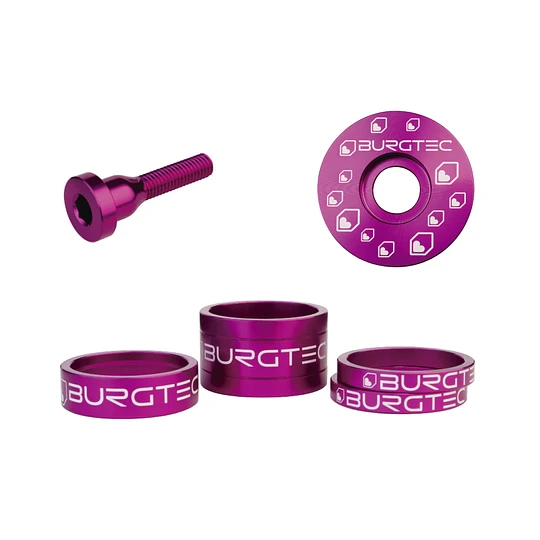 Kit Burgtec de Espaciadores / Tapa / Perno (Colores)