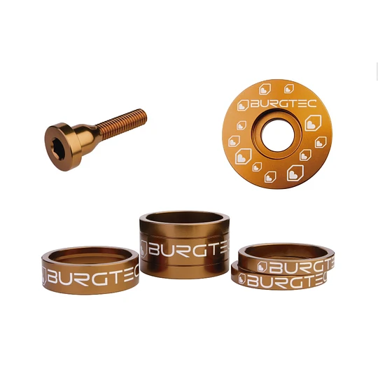 Kit Burgtec de Espaciadores / Tapa / Perno (Colores)