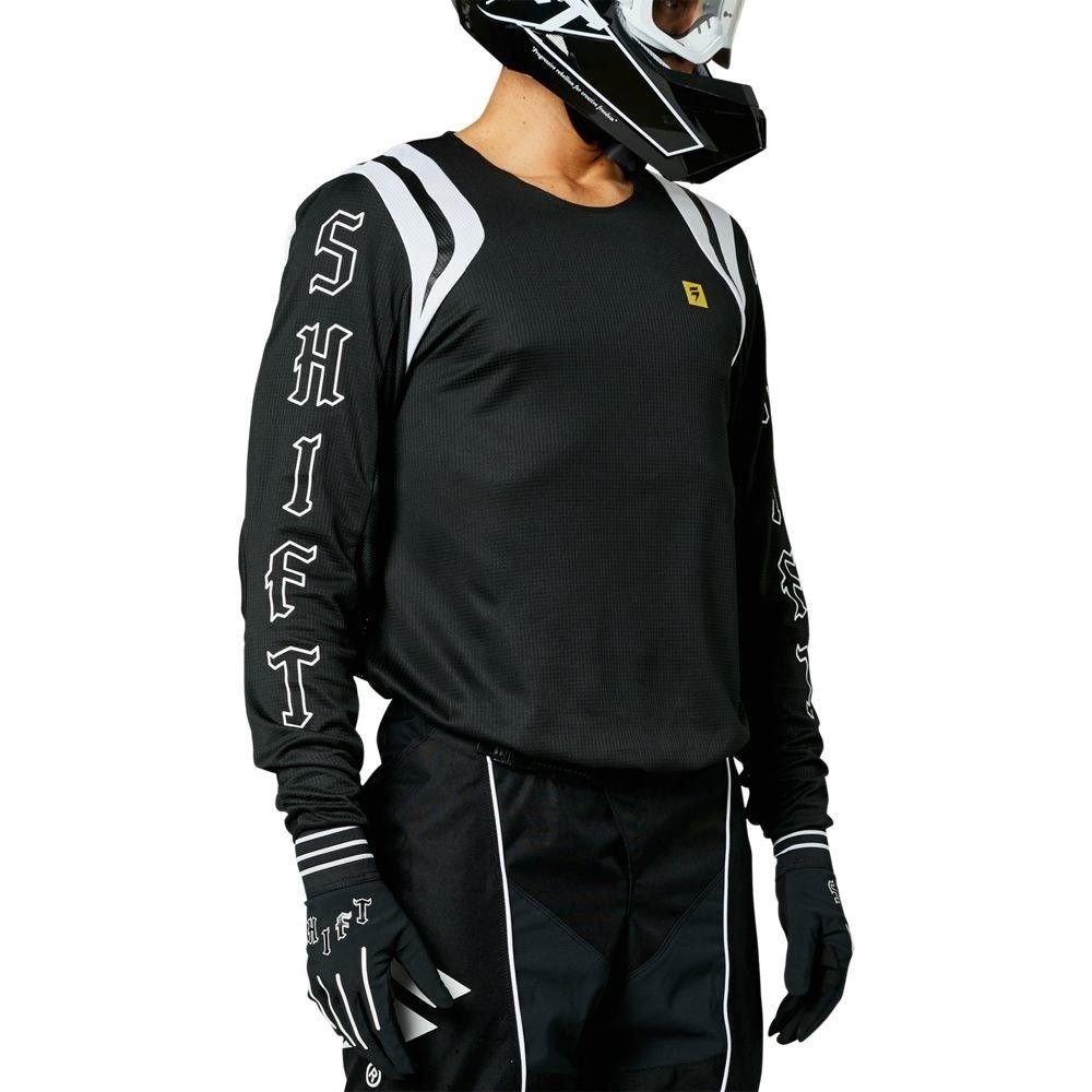 Jersey SHIFT White Label Flare, Negro