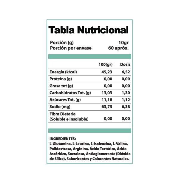 Amino-BCAA Winkler Nutrition, sabor Melón Tuna, 600 grs