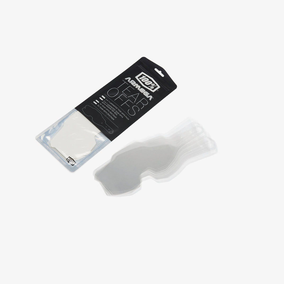 Tear Offs 100% Armega/Armatic Pack 20 | Repuesto Antiparra
